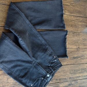 JUDY BLUE "SIMPLE" TUMMY CONTROL BLACK FLARES  0/24